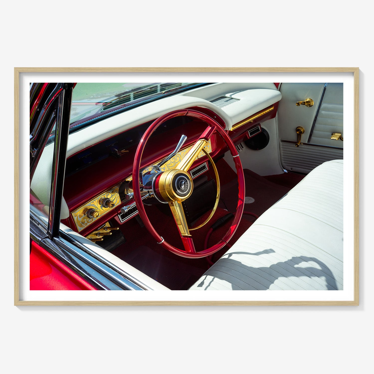 GOLD AND RED CLASSIC DASH