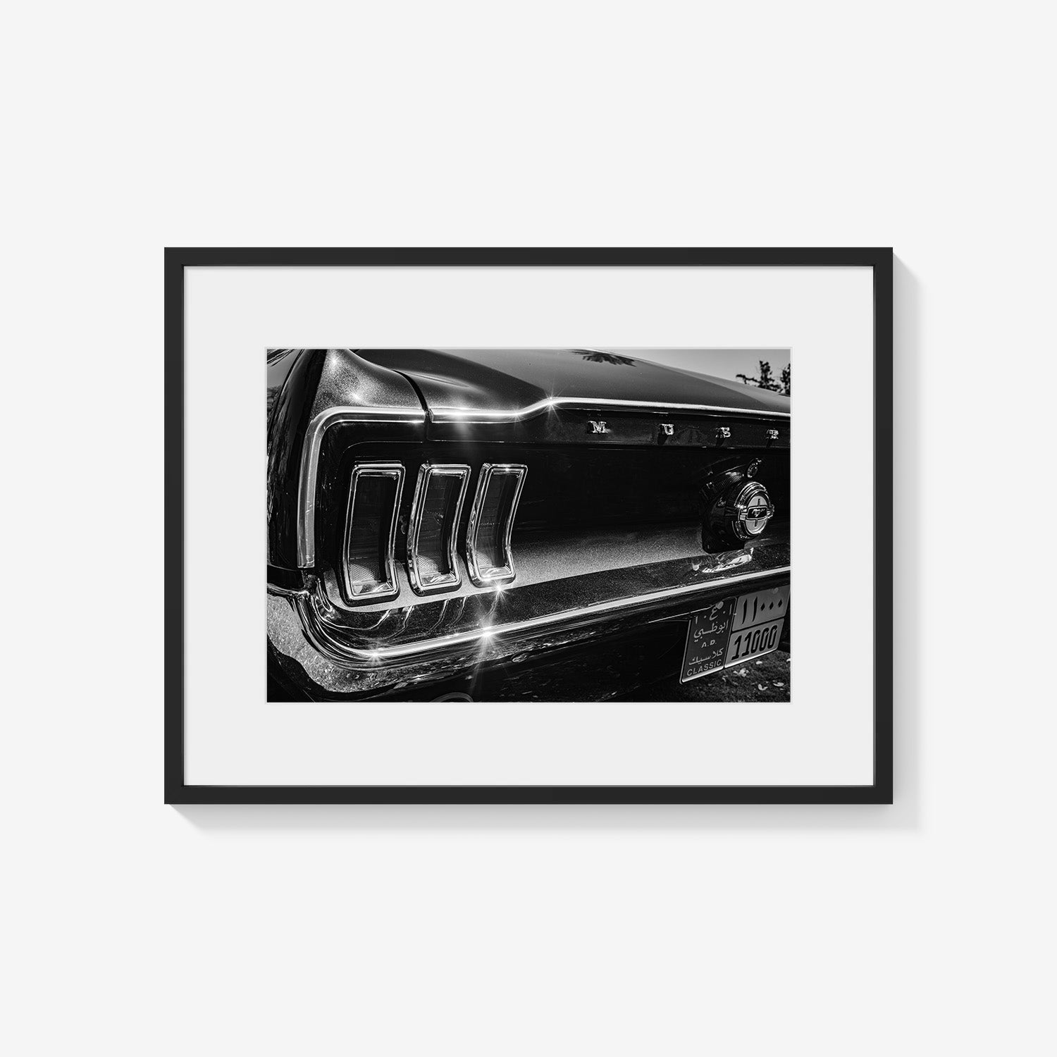 MIDNIGHT CHROME MUSTANG TAIL