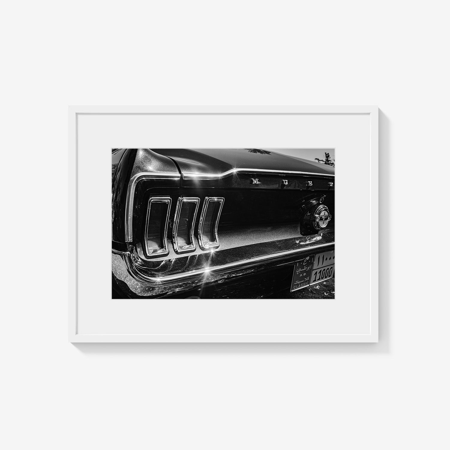 MIDNIGHT CHROME MUSTANG TAIL