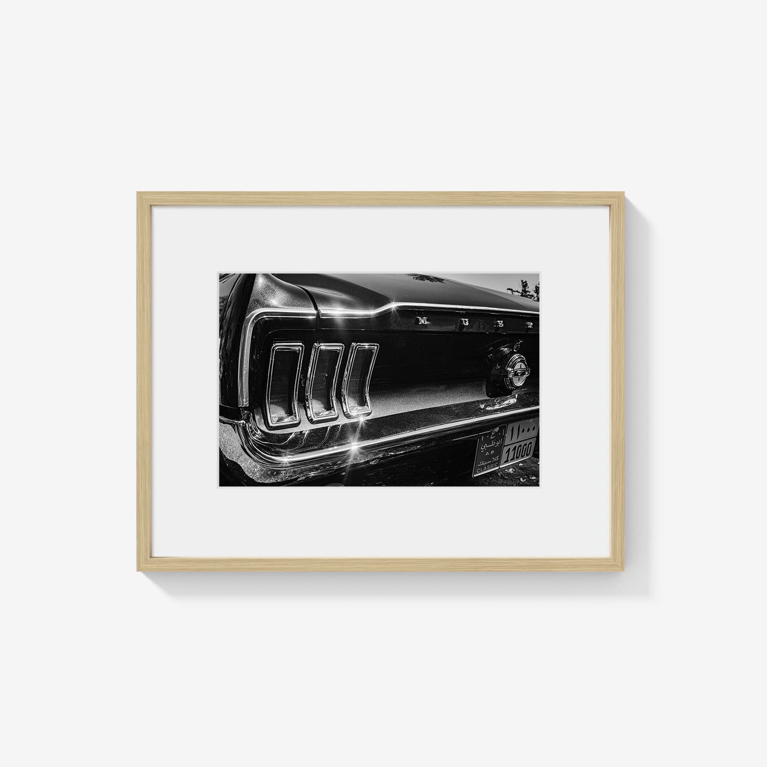 MIDNIGHT CHROME MUSTANG TAIL