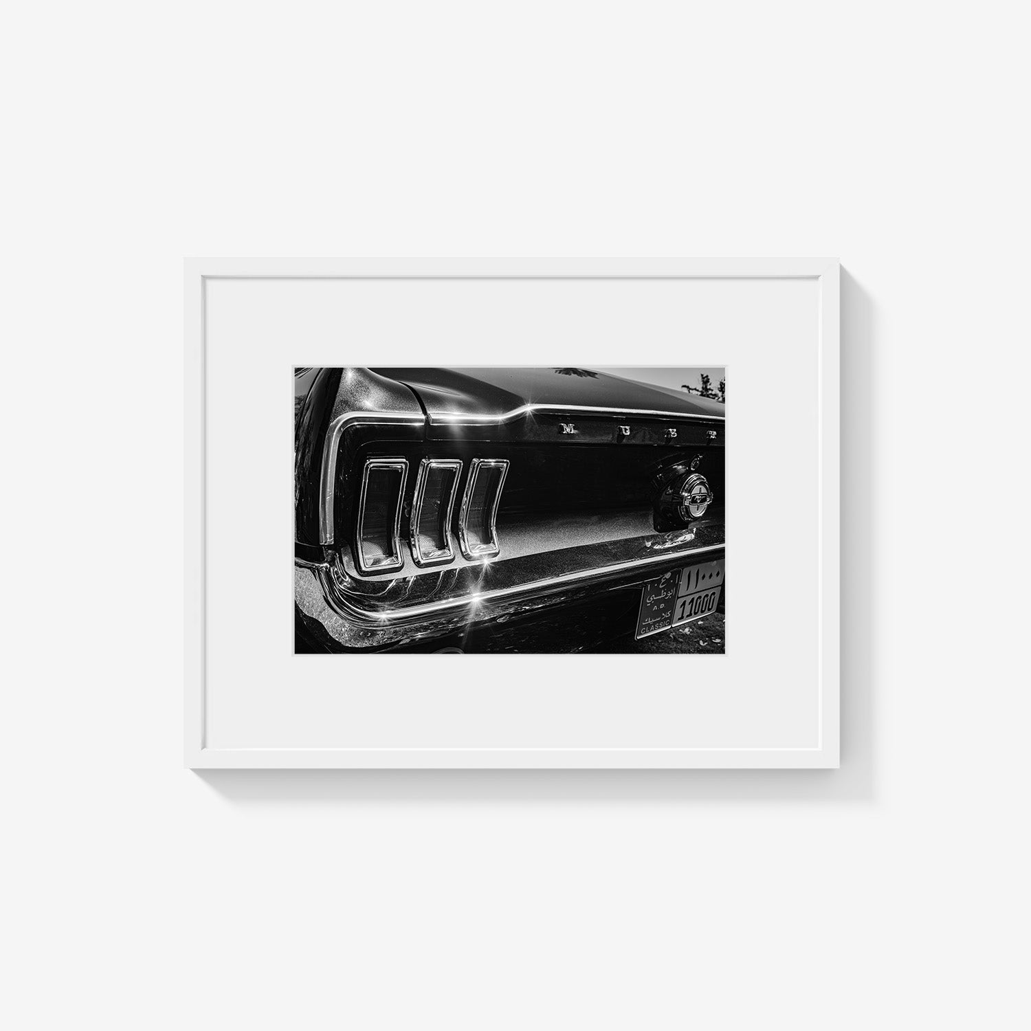 MIDNIGHT CHROME MUSTANG TAIL