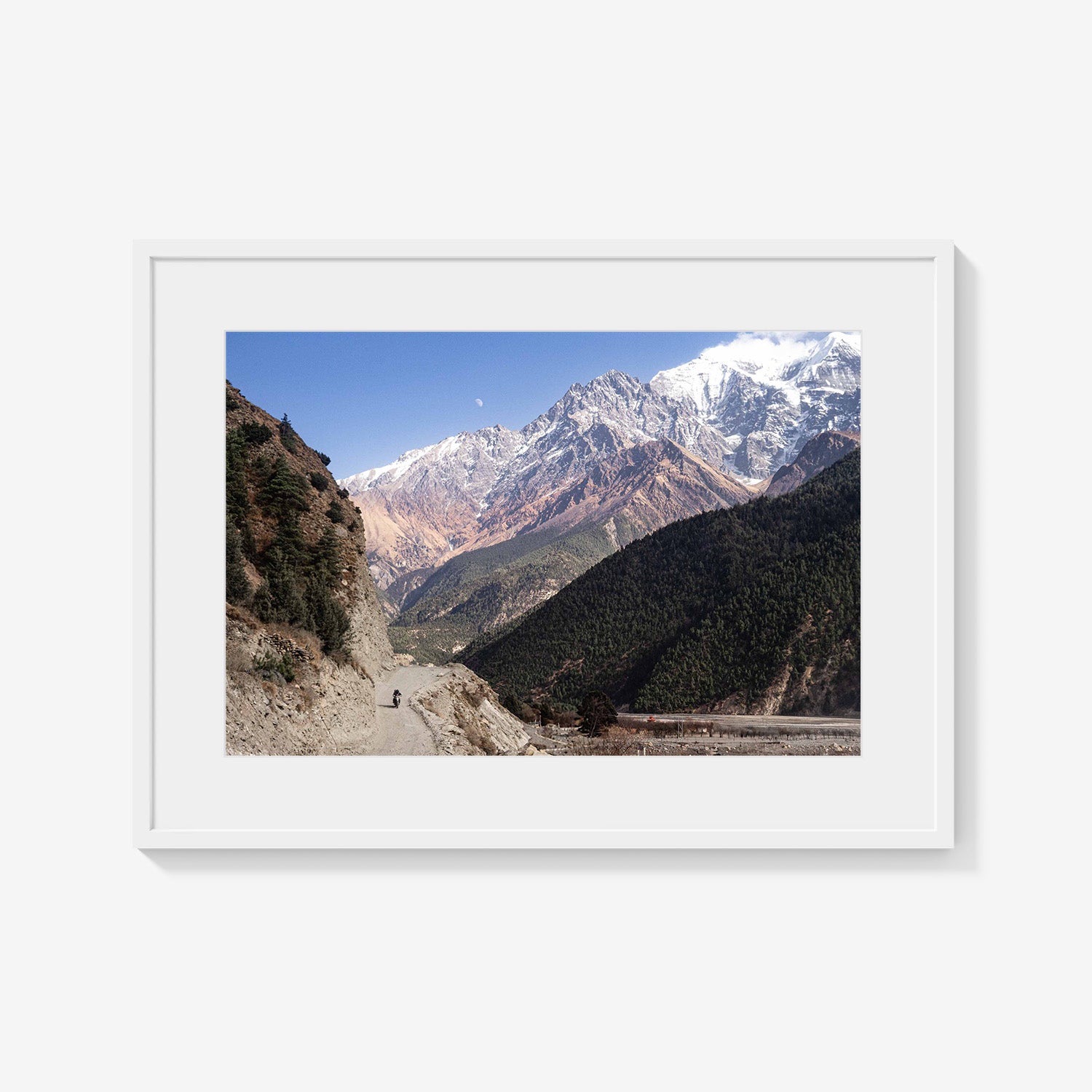 MOON OVER MOUNTAINS